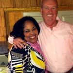 Soul singer Angie Prim made client Steve Weldon one happy camper with her great performance.